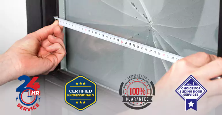 Residential Sliding Door Glass Repair in Miramar