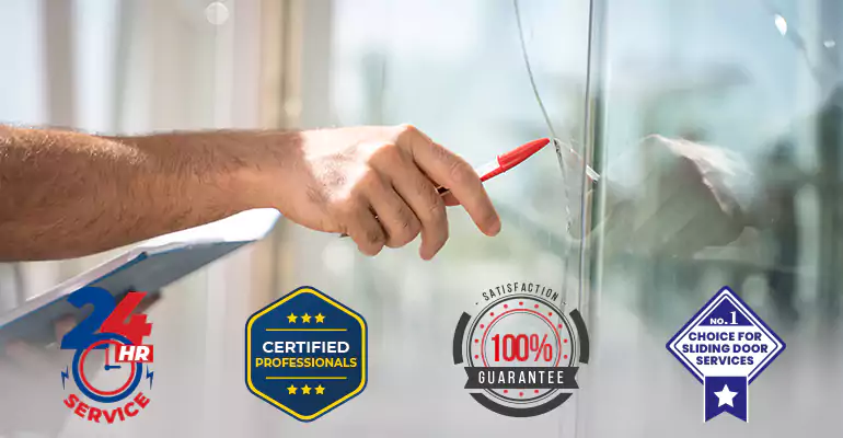 Sliding Glass Door Track Repair in Miramar